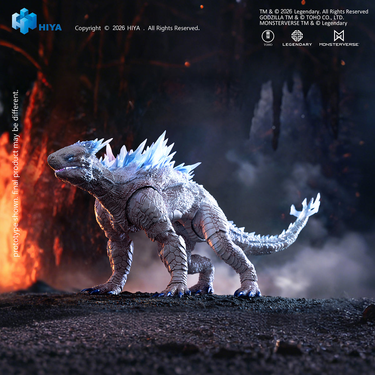 HIYA EBG0312 Godzilla: The New Empire - Frost Breath Shimo Monster Action Figure