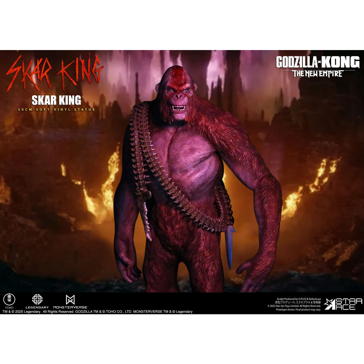 STAR ACE Toys Godzilla vs. Kong: The New Empire - Skar King Action Figure