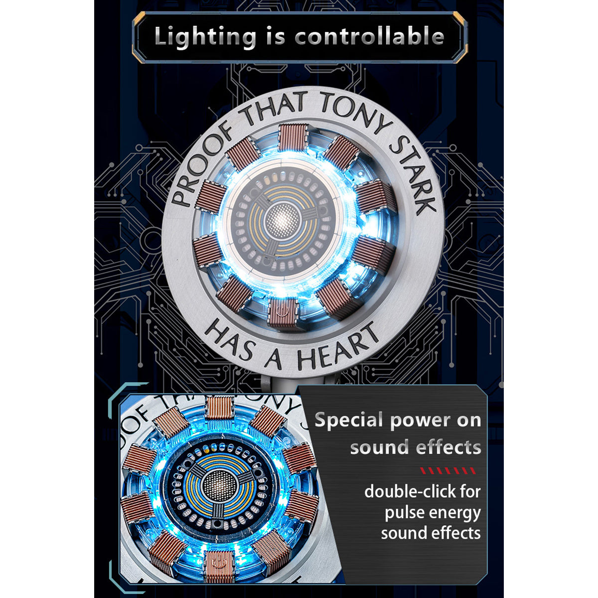 Killerbody Marvel Iron Man Arc Reactor Wireless Charger KB20104