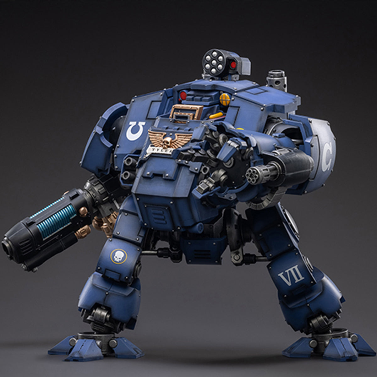 (Only Shipped to the US) JOYTOY Warhammer 40,000 JT2757 UItramarines Redemptor Dreadnought Brother Dreadnought Tyleas 1/18 Scale Action Figures