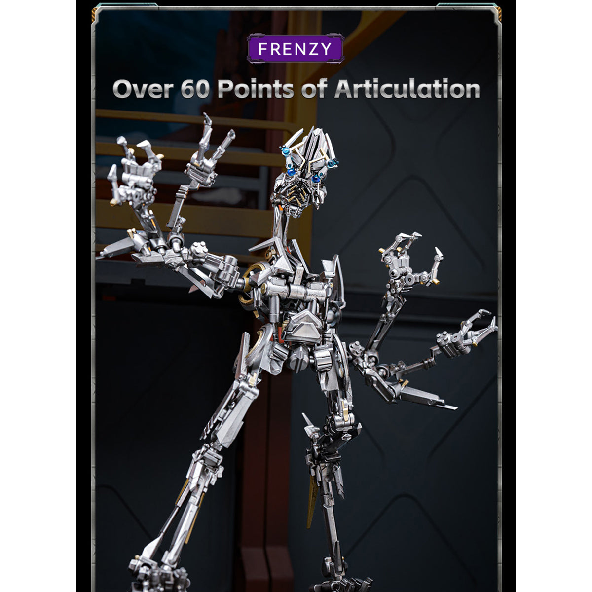 Killerbody Transformers Frenzy MRP02 Figure | LED Eyes & Four Darts