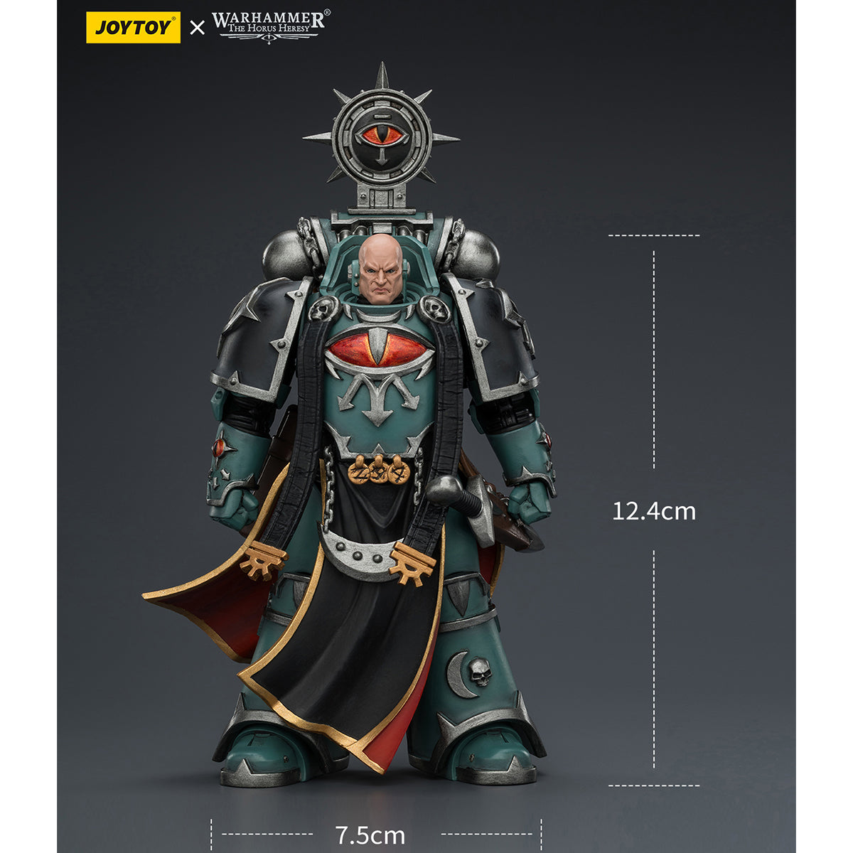 JOYTOY Warhammer The Horus Heresy Sons of Horus Vheren Ashurhaddon Master of the True Sons with the Axe Serpentis & Dark Emissary Consul with Staff of Dark Authority