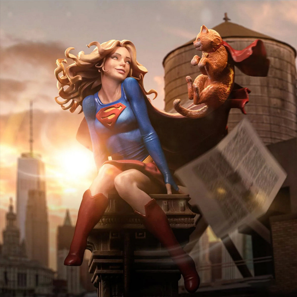 Iron Studios Serie 8 Comics Superwoman Anime Statue