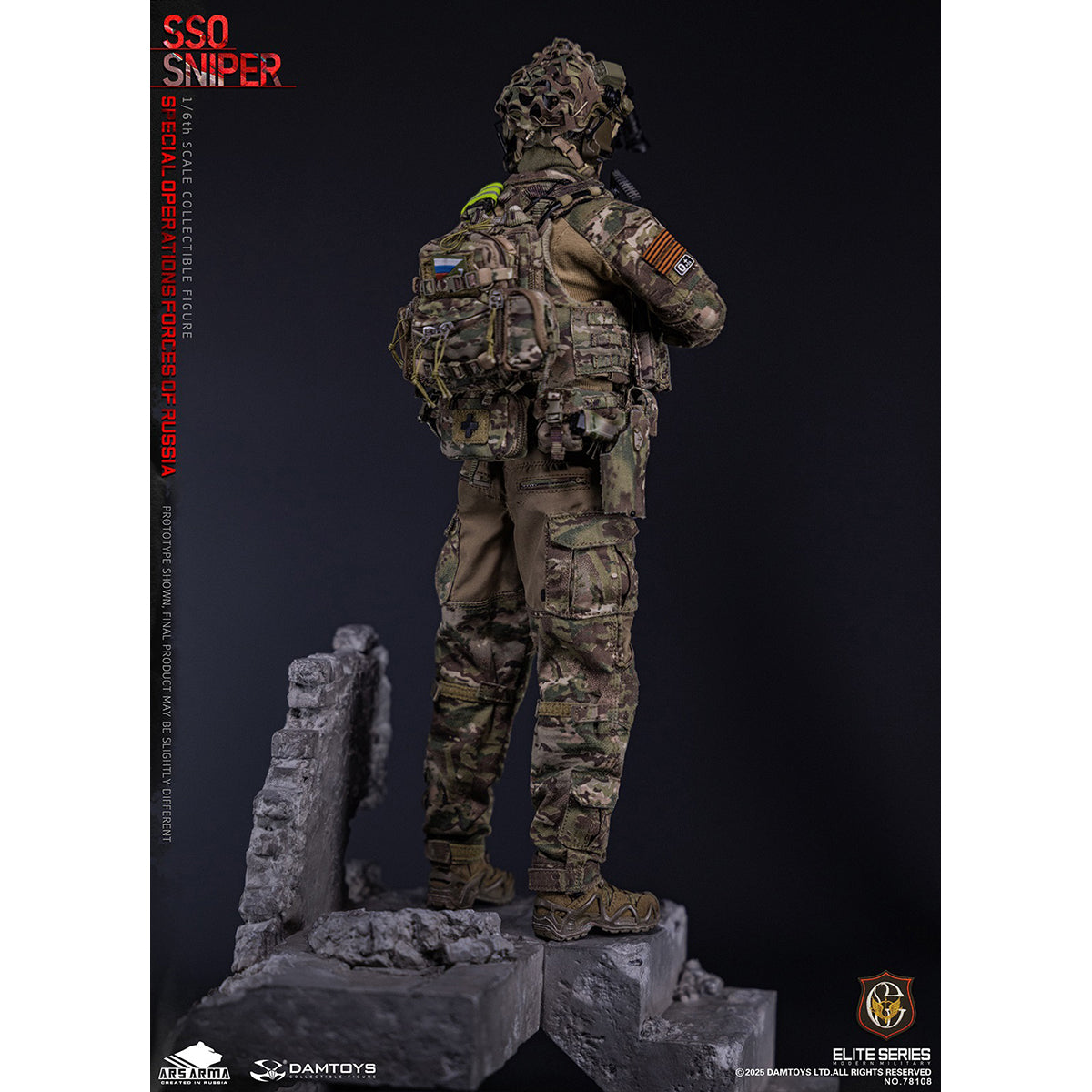 DAMTOYS & ARS ARMA 1/6 Special Operations Forces Of Russia (SSO) Sniper Action Figures