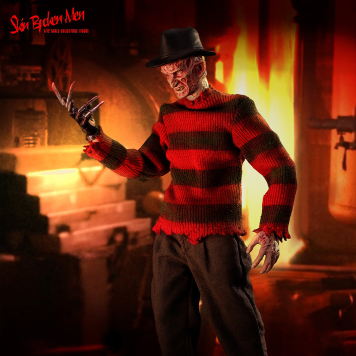 Play One twelve skin broken men, Horror Style, Action Figure Full Set