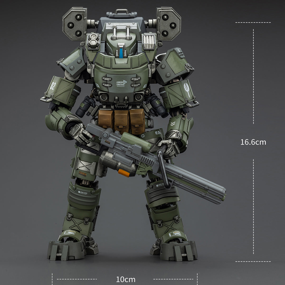 JOYTOY Dark Source APOC Series Storm Tempestus Fire Support Type Mecha or Pilot & Bedrock Standard Combat Type Mecha or Pilot 1/25 Scale Assembly Model Kits