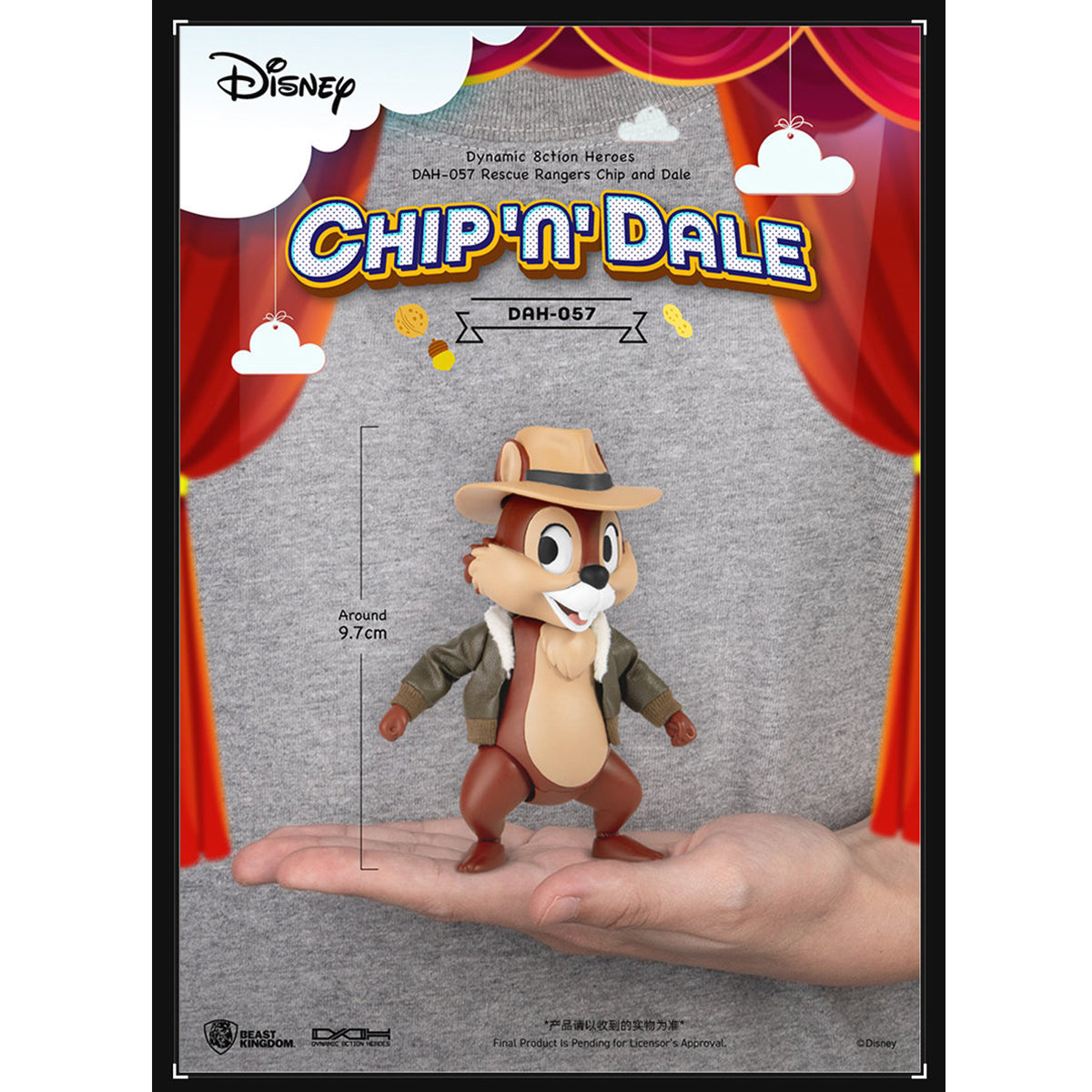 Beast Kingdom DAH-057 Rescue Rangers Chip and Dale Action Figure