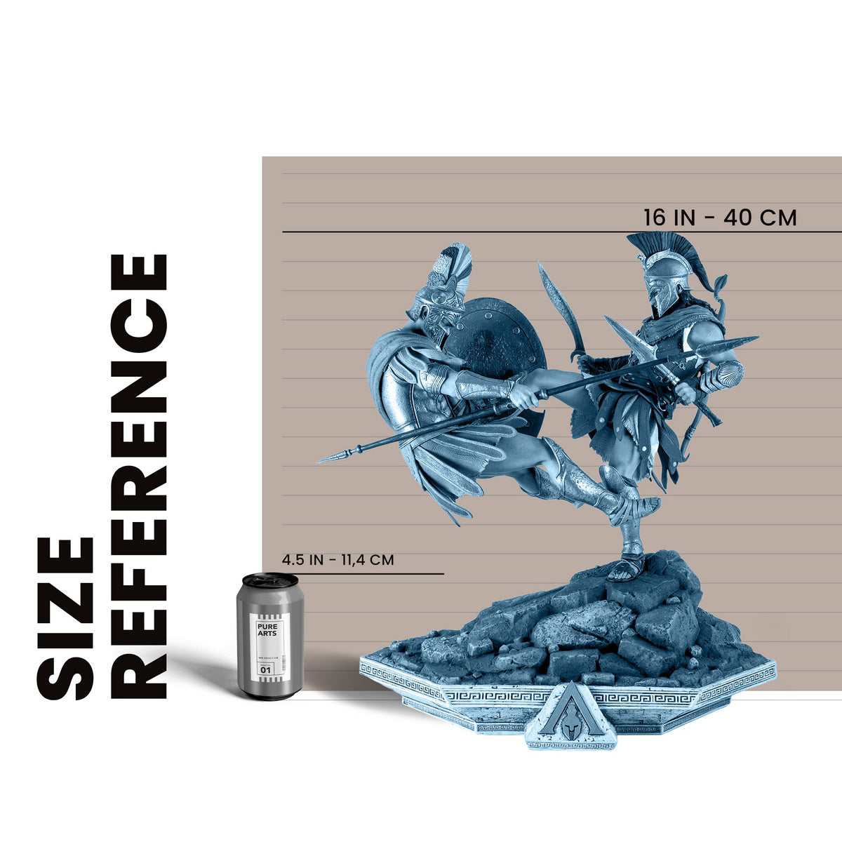 PureArts 1/6 Assassin’s Creed Odyssey: Spartan Kick Diorama Art Statue