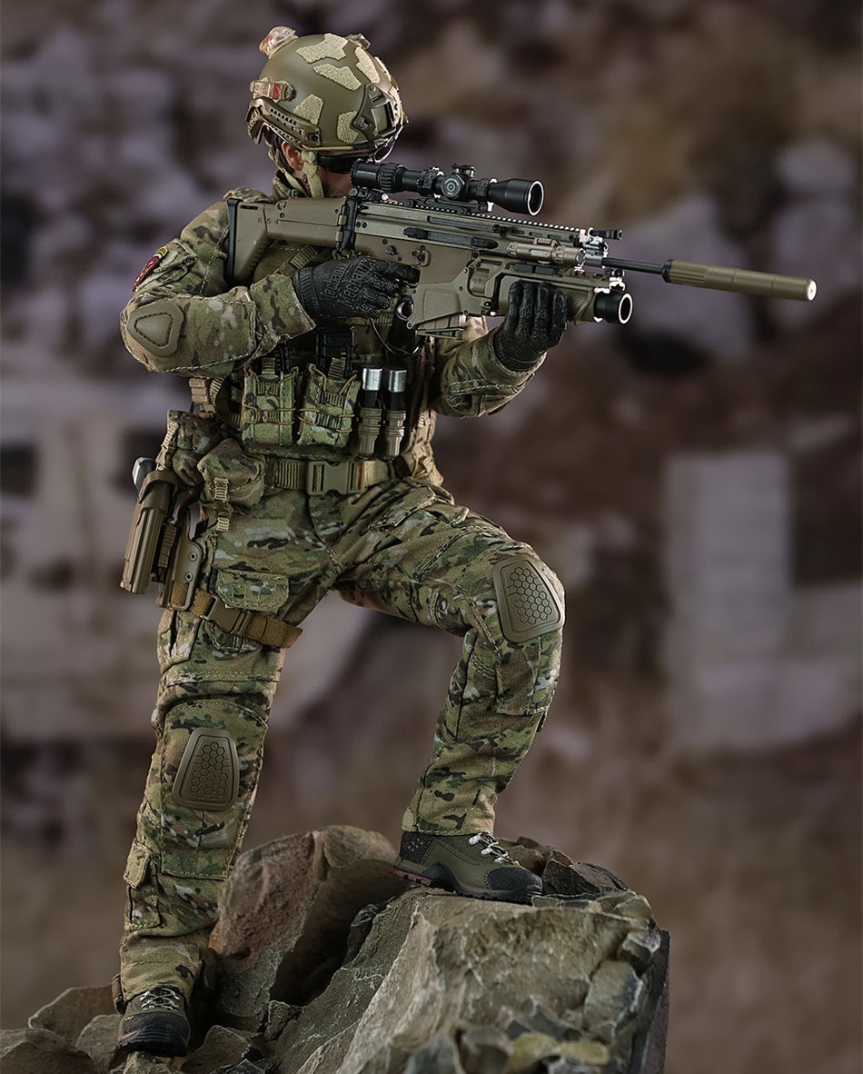 (Only Shipped to the US) Minitimes Toys Male Collectible Action Figure: US Army Special Forces 1:6 Scale Military Style Flexible Figure