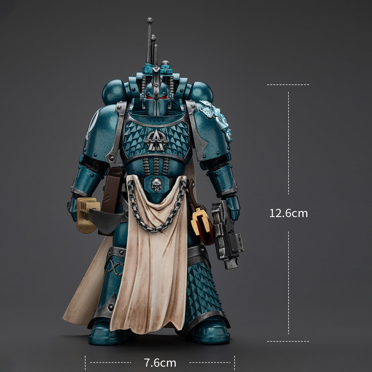 JOYTOY Alpha Legion Legion Praetor with Power Sword 1/18 Warhammer The Horus Heresy Action Figures