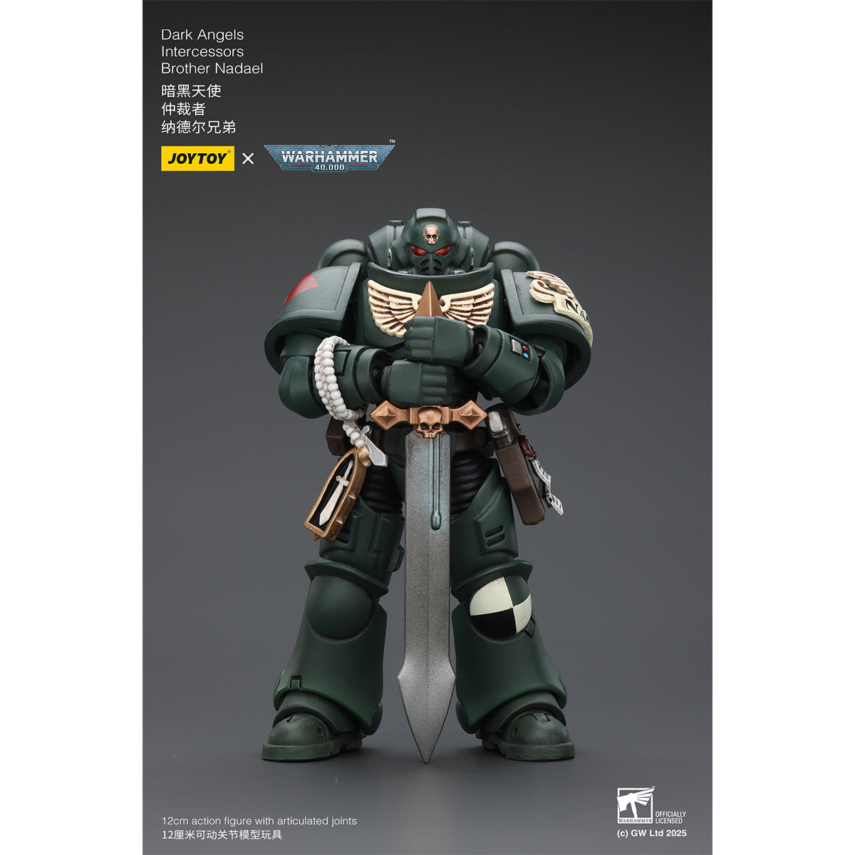 JOYTOY Dark Angels Intercessors Brother Asharr & Brother Nadael 1/18 Scale Action Figure