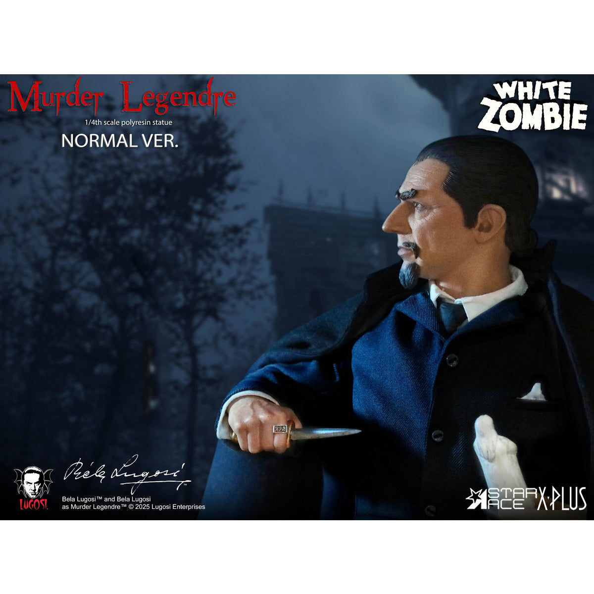 STAR ACE Toys White Zombie Normal Edition Polyresin Statue