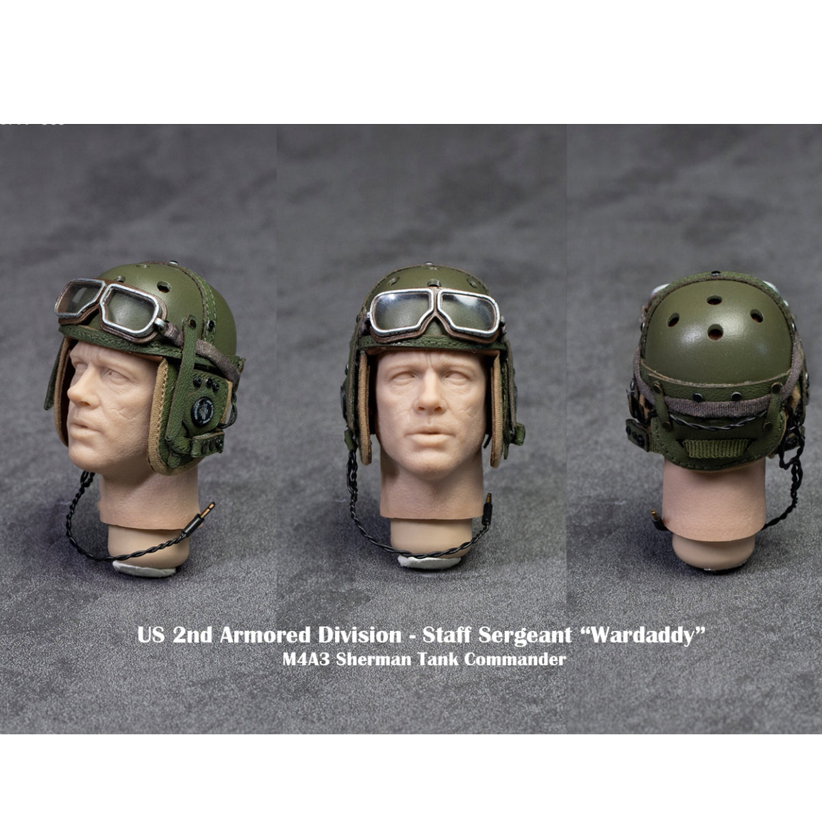 Facepoolfigure 1/6 2nd Armored Division: Sherman Tank Commander FP009A Standard Edition Action Figure