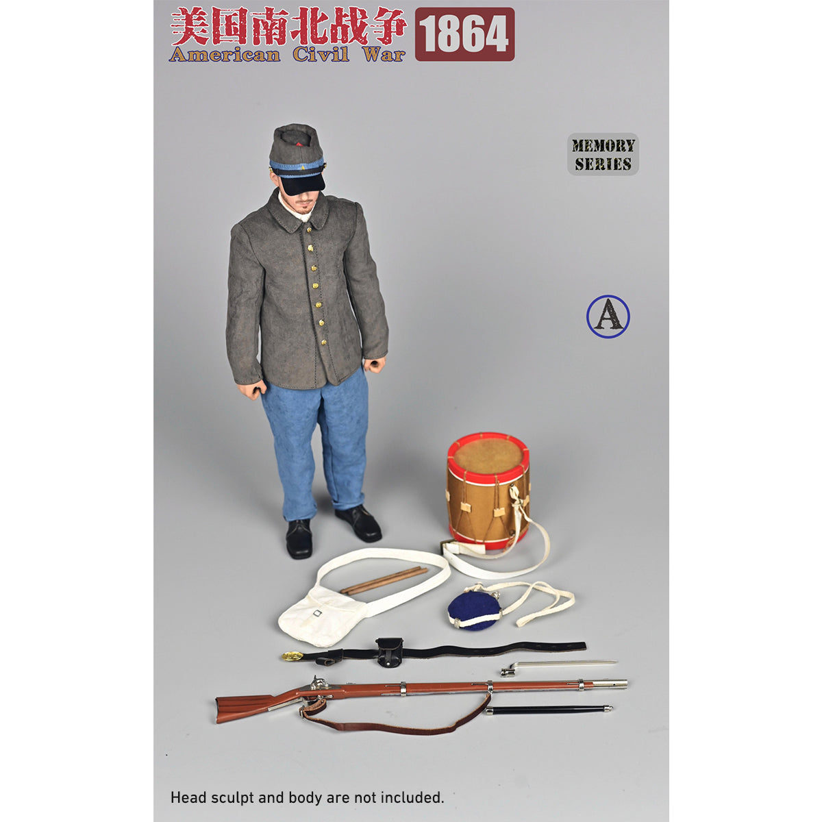 QORANGE QOTOYS American Civil War 1864 Accessory Pack for 1/6 Scale 12-inches Action Figurine