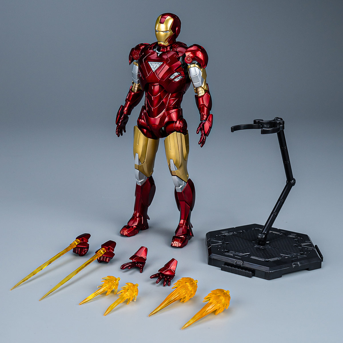 (Only Shipped to the US) Fondjoy Plastic Model Kits: Infinity Saga - Iron Man, Mecha Musume Style 1:12 Scale Miniature Collectible Action Figures MK6