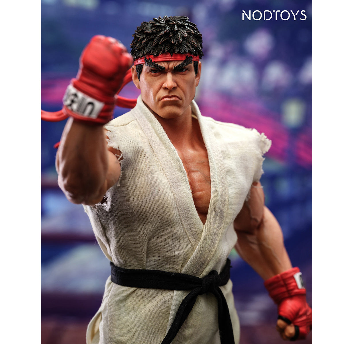 NODTOYS Silicone Articulated Figure Grandmaster of Fighting: Ryu Action Figures