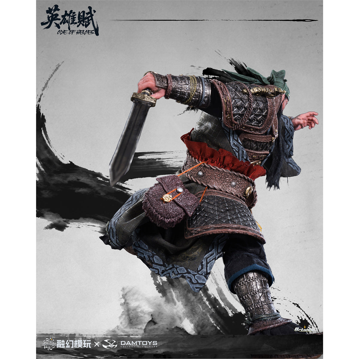 FUSION FANTASY × DAMTOYS Odes of Heroes Zhongyi Wushuang FTOH-03 Guan Yu 1/12 Scale Action Figure
