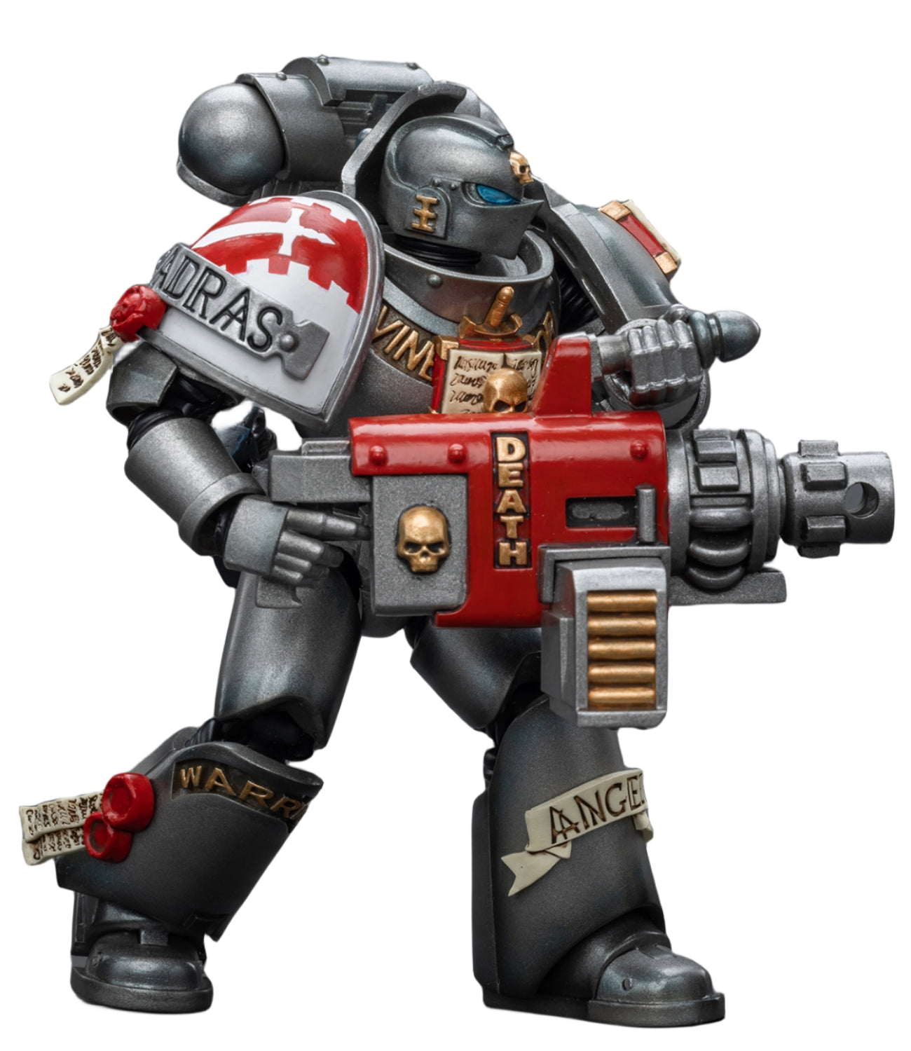 HiPlay JoyToy Warhammer 40K Collectible Figure: Grey Knights Strike Squad Grey Knight with Psycannon 1:18 Scale Action Figures JT9015