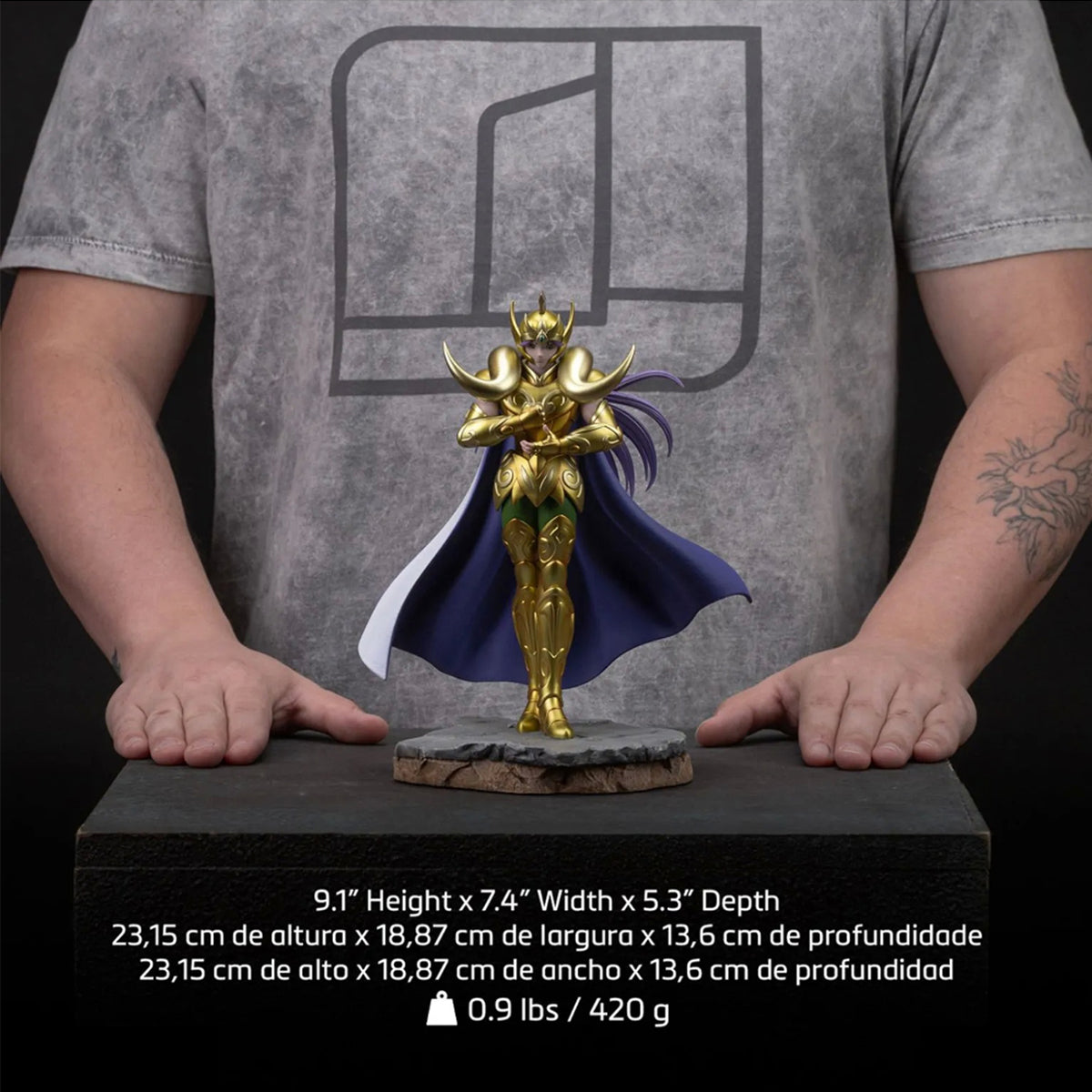 Iron Studios Saint Seiya Aries Mu Standard Edition Art Anime Statue