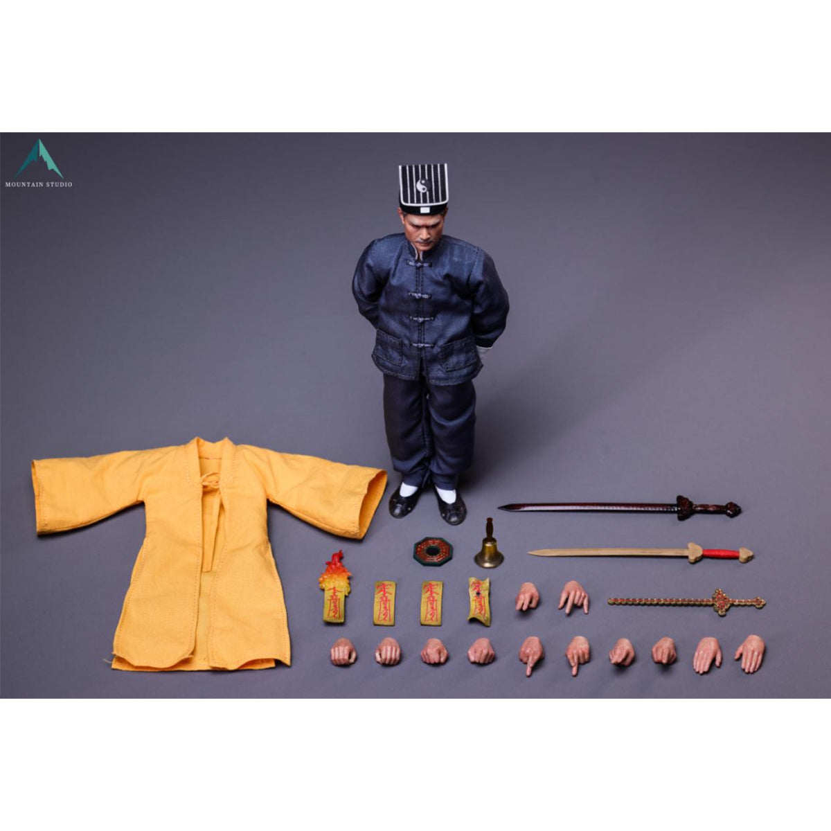 Mountain Studio Yellow Robe Hero Mr. Vampire Uncle Yingshu 1/12 Scale Action Figure