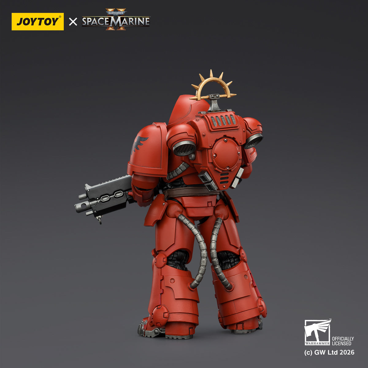 JOYTOY Warhammer 40,000: Space Marine 2 Heavy Intercessor with Heavy Bolt Rifle and Bolt Pistol (Game Edition) 1/18 Scale Action Figure
