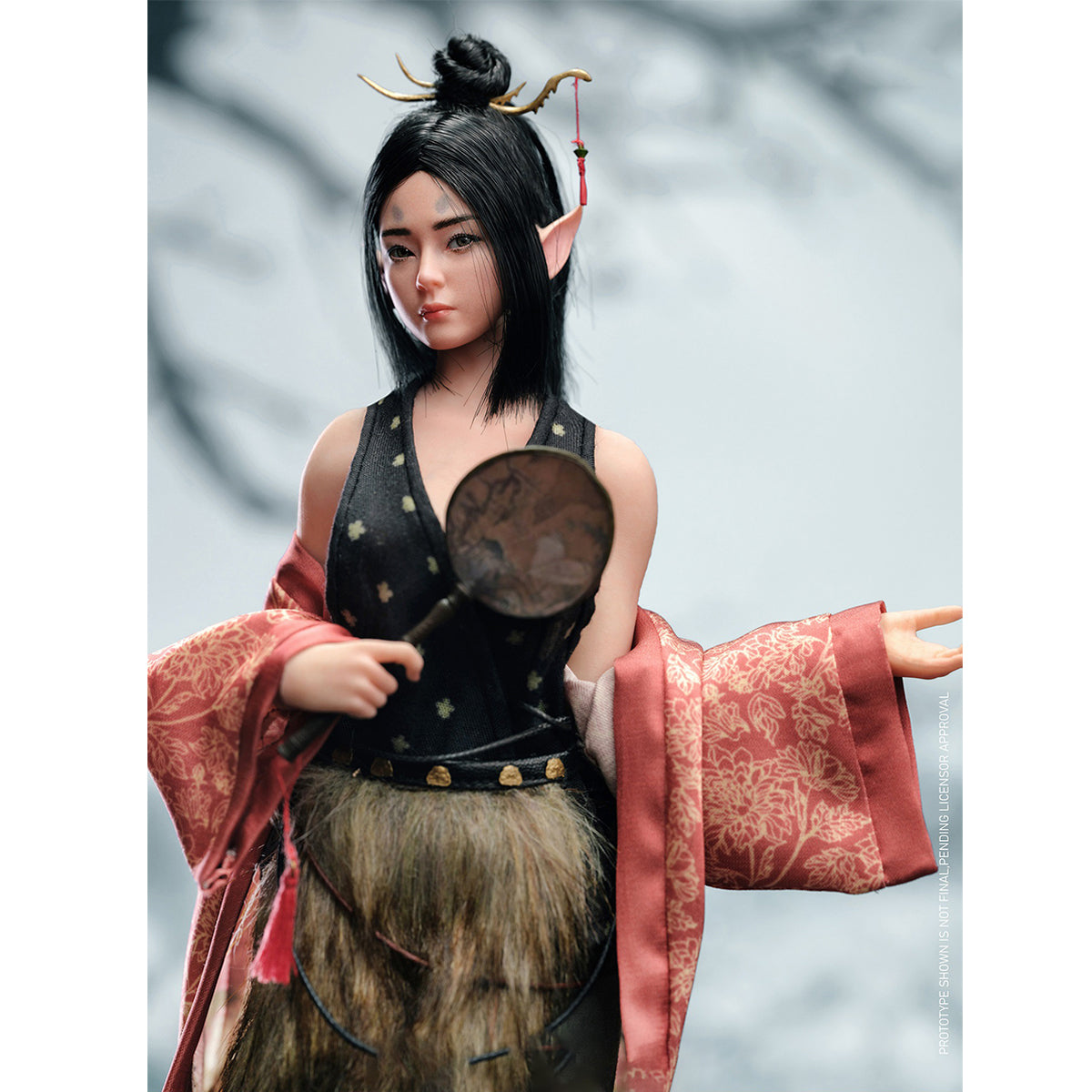 NODT0YS Fox Fairy - Qianping'er Silicone Action Figures