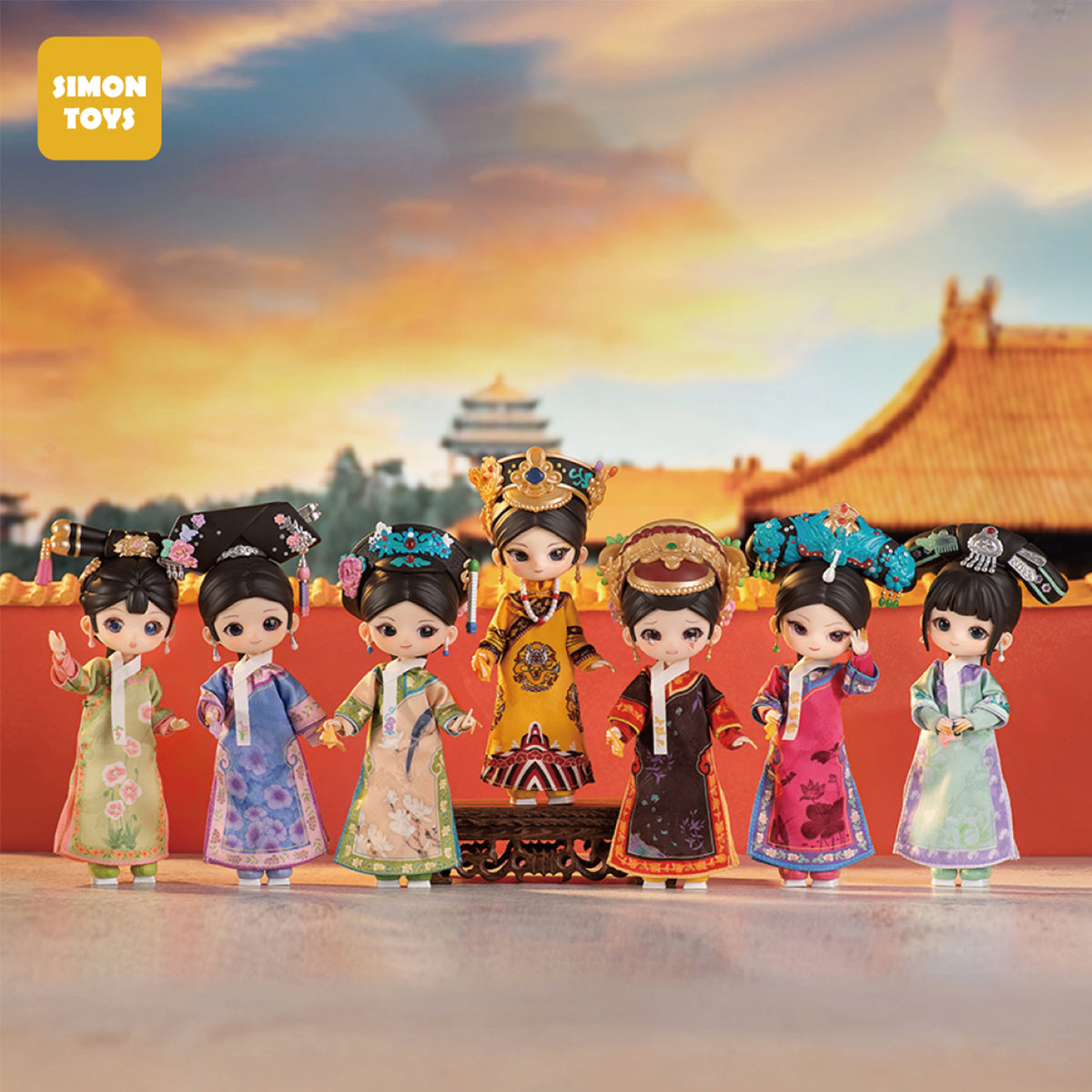 Simontoys Empresses in the Palace Collaboration 1/12 BJD Blind Box Figure