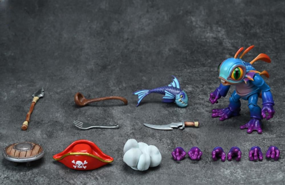 Figura coleccionable de Hero Toys: Murky, figura de acción en miniatura azul XYXDRKLS