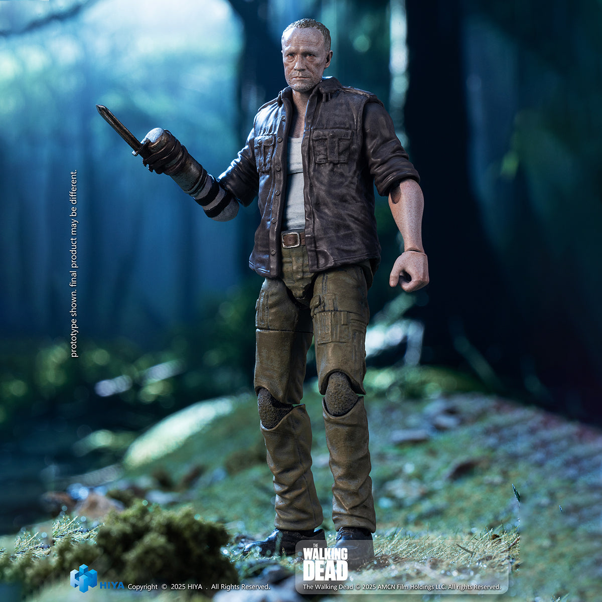 HIYA Exquisitas Mini Figuras de Acción de Merle de The Walking Dead