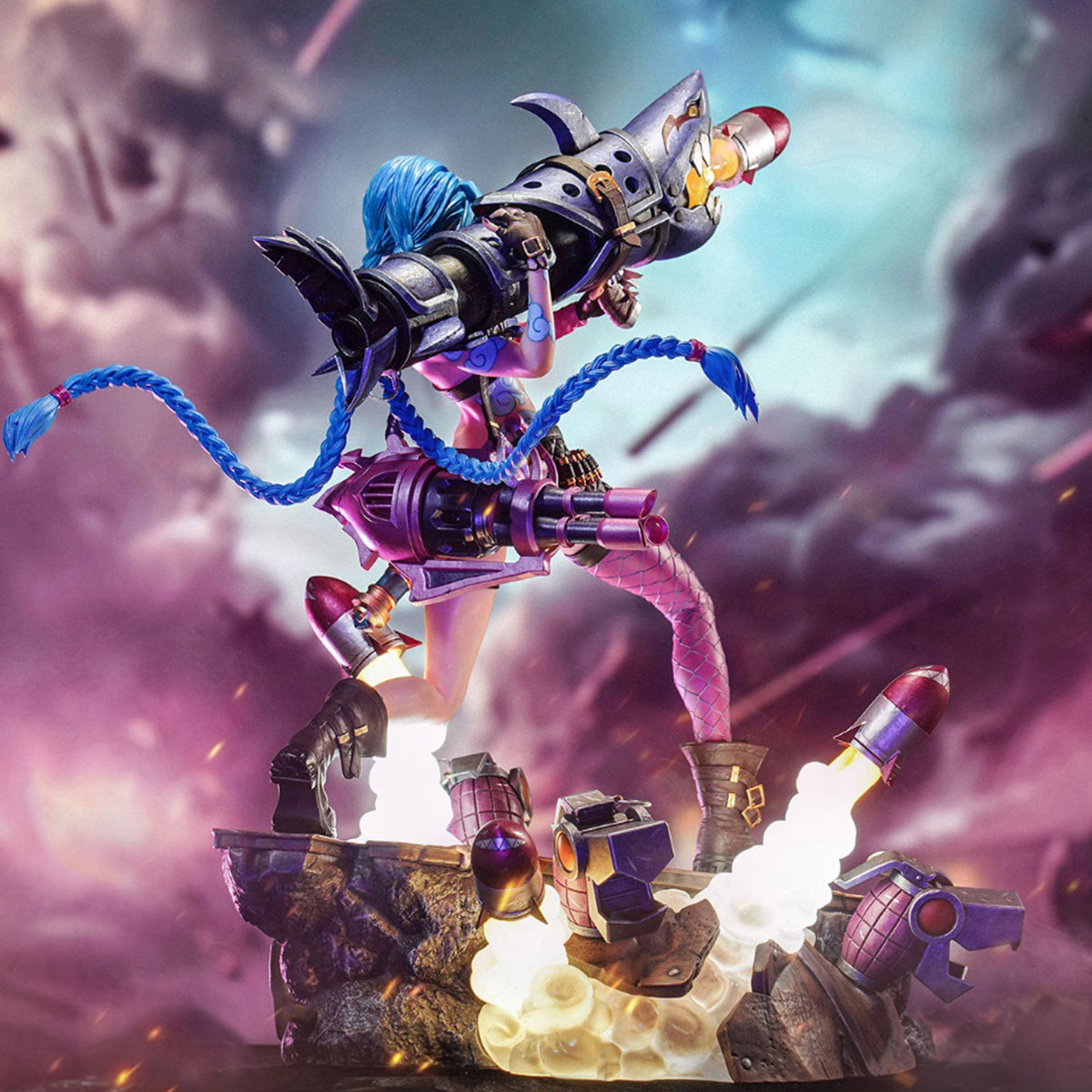 PureArts League of Legends Jinx PA007LOL 1/6 Scale Art Game Figurine