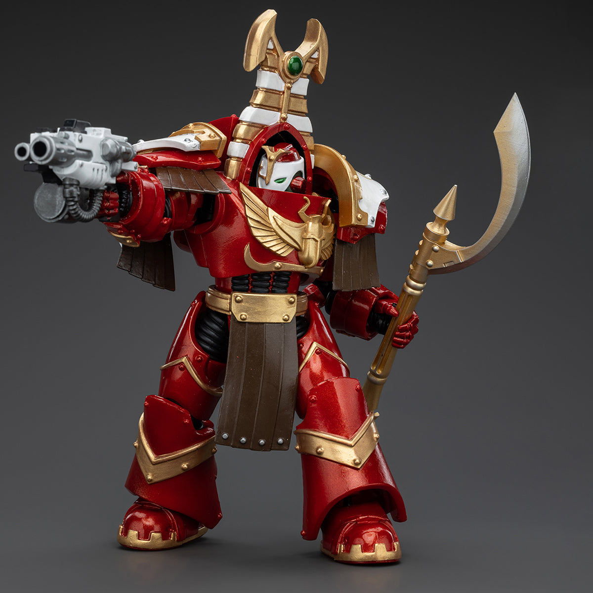 JOYTOY Sekhmet Terminator Cabal JT8605 Sekhmet with Combi-Melta and Achea Force Weapon 1/18 Scale Action Figure