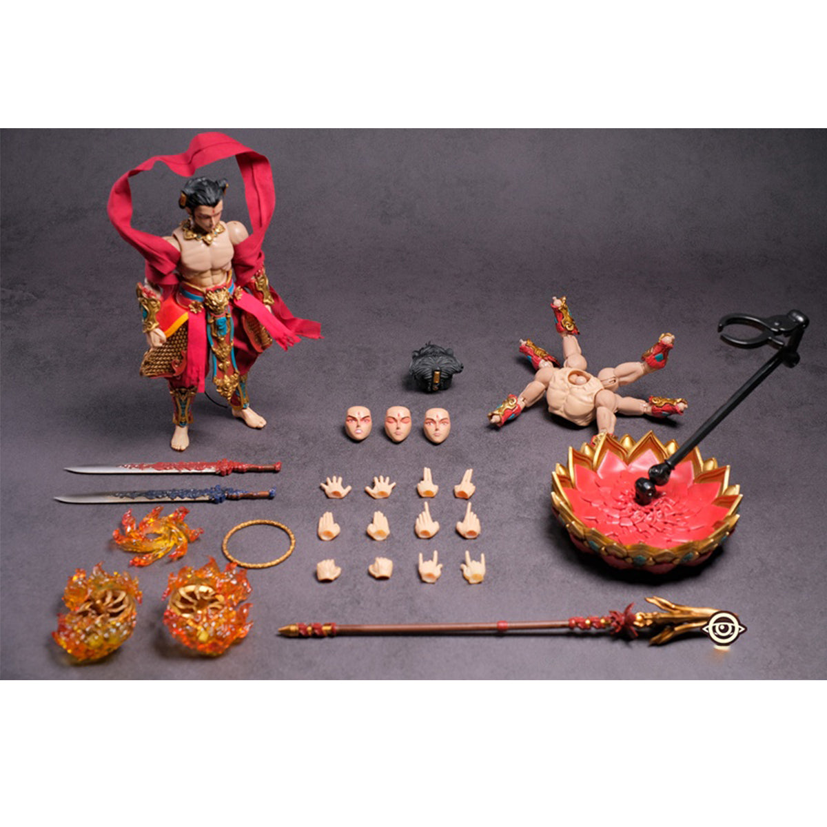 JOYMAN 1/12 Three Altars Sea Assembly Great God Nezha Third Prince Action Figures