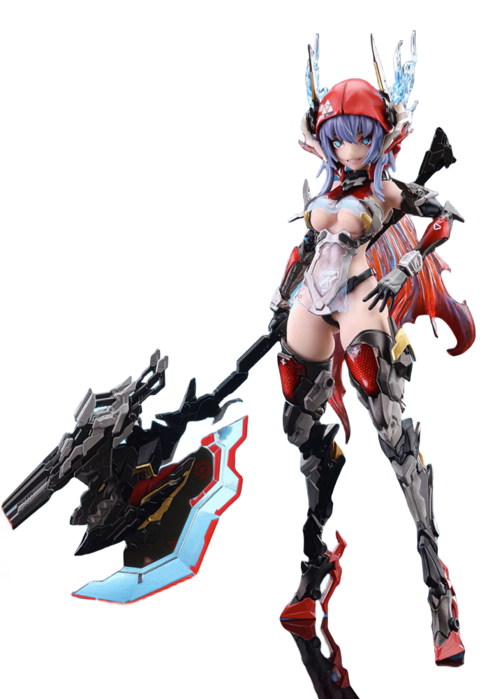 Nuclear Gold Reconstruction & Animester Thunderbolt: Barbera-Red Mecha Girl 1/9 Scale Action Figure