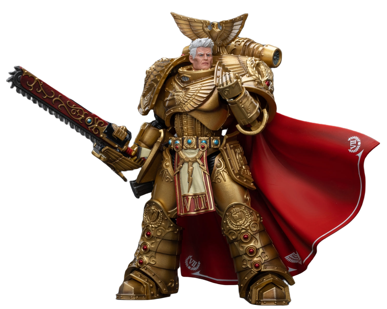 HiPlay JoyToy Warhammer The Horus Heresy Collectible Figure: Imperial Fists Rogal Thorn, Primarch of The Vllth Legion 1:18 Scale Action Figures JT8865