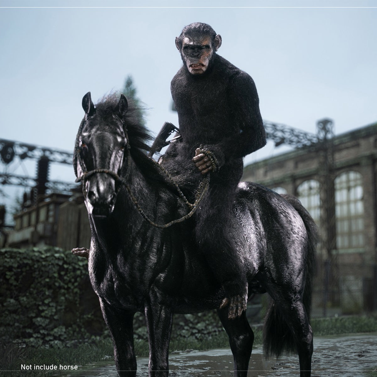 Hellcat, Ape Leader & Black Painted Horse 1/6 Scale Action Figure
