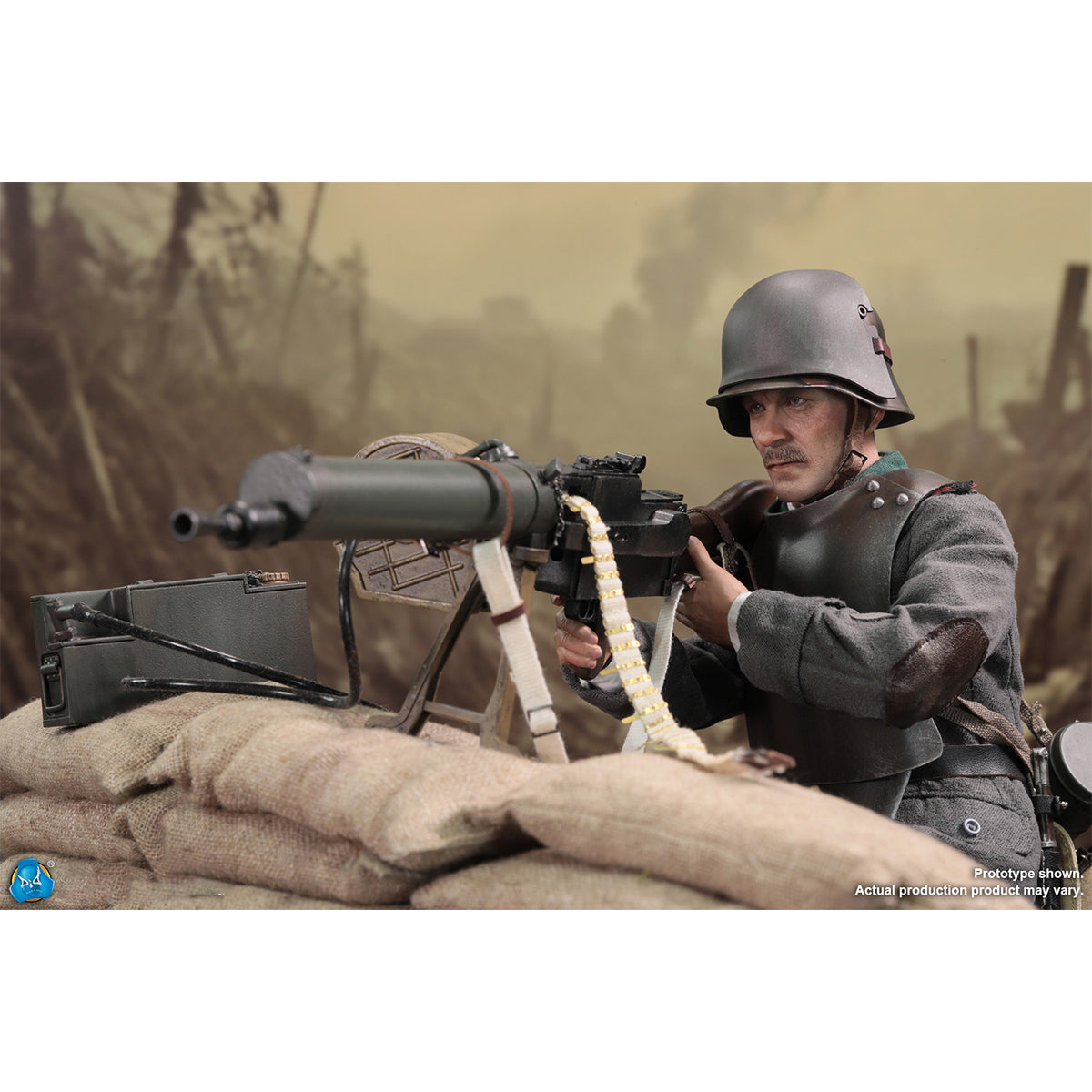DID WWI German MG08 Machine Gunner Arthur D11015 1/6 Scale Action Figure
