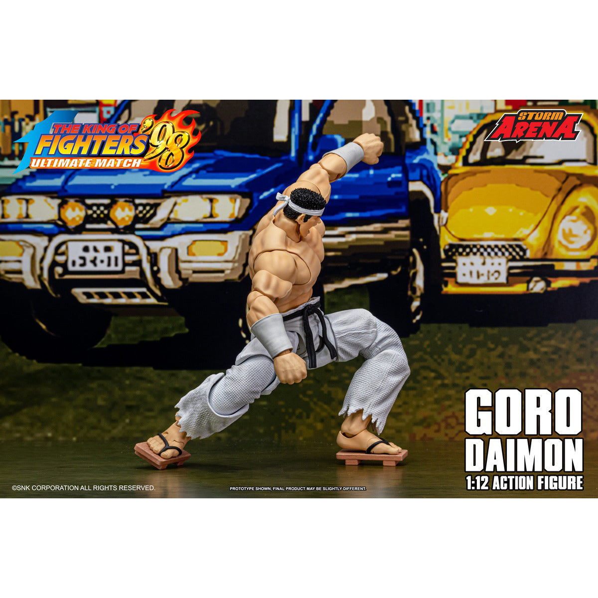 STORM ARENA The KING OF FIGHTERS’S 98UM: GORO DAIMON KFSA02 1/12 Scale Action Figure
