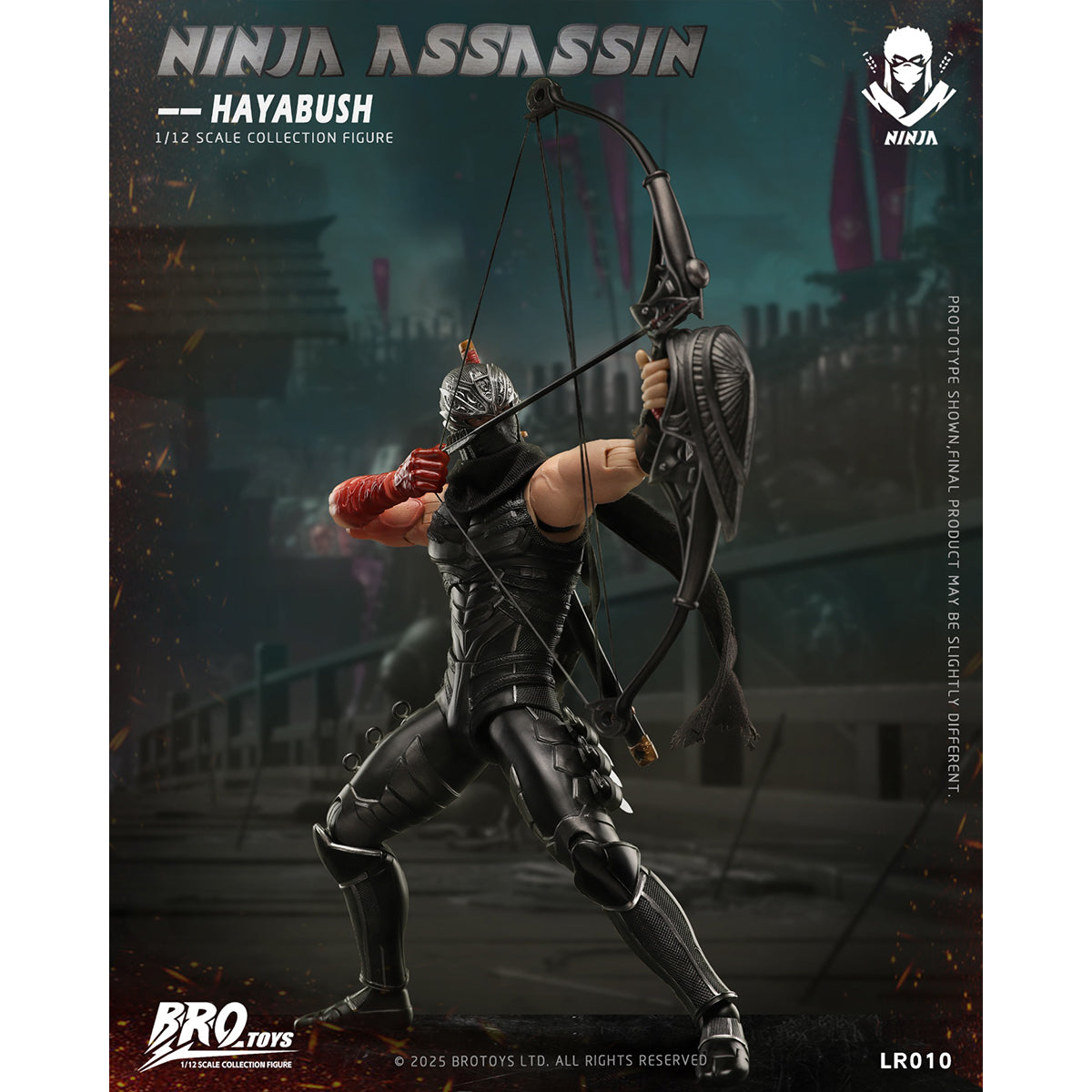 BROTOYS 1/12 忍者 アサシン LR010 Ninja 未開封新品 Only Shipped to the US) BROTOYS LR010 Ninja Assassin 1/12 Scale Actio