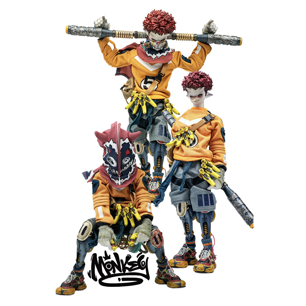 JTstudio, Gakirace Monkey Premium Ver, Standard Version, Action Figure Full Set