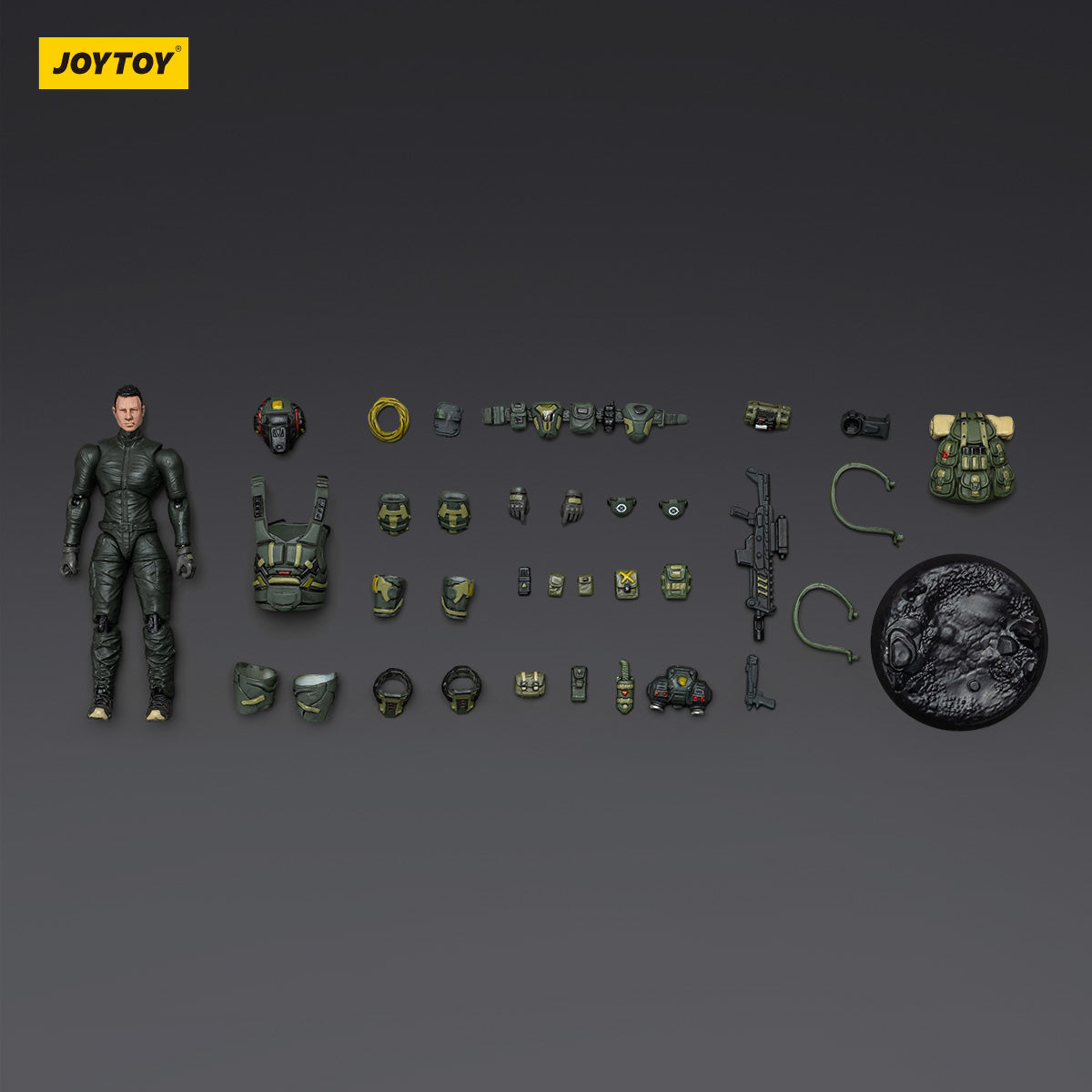 JOYTOY APOC Series Falcon 02 Rapid Assault Mech ST-8615 + Steel Ride Corps Assaulter Rhett JT03417+ JT01970 1/25 Scale Action Figure