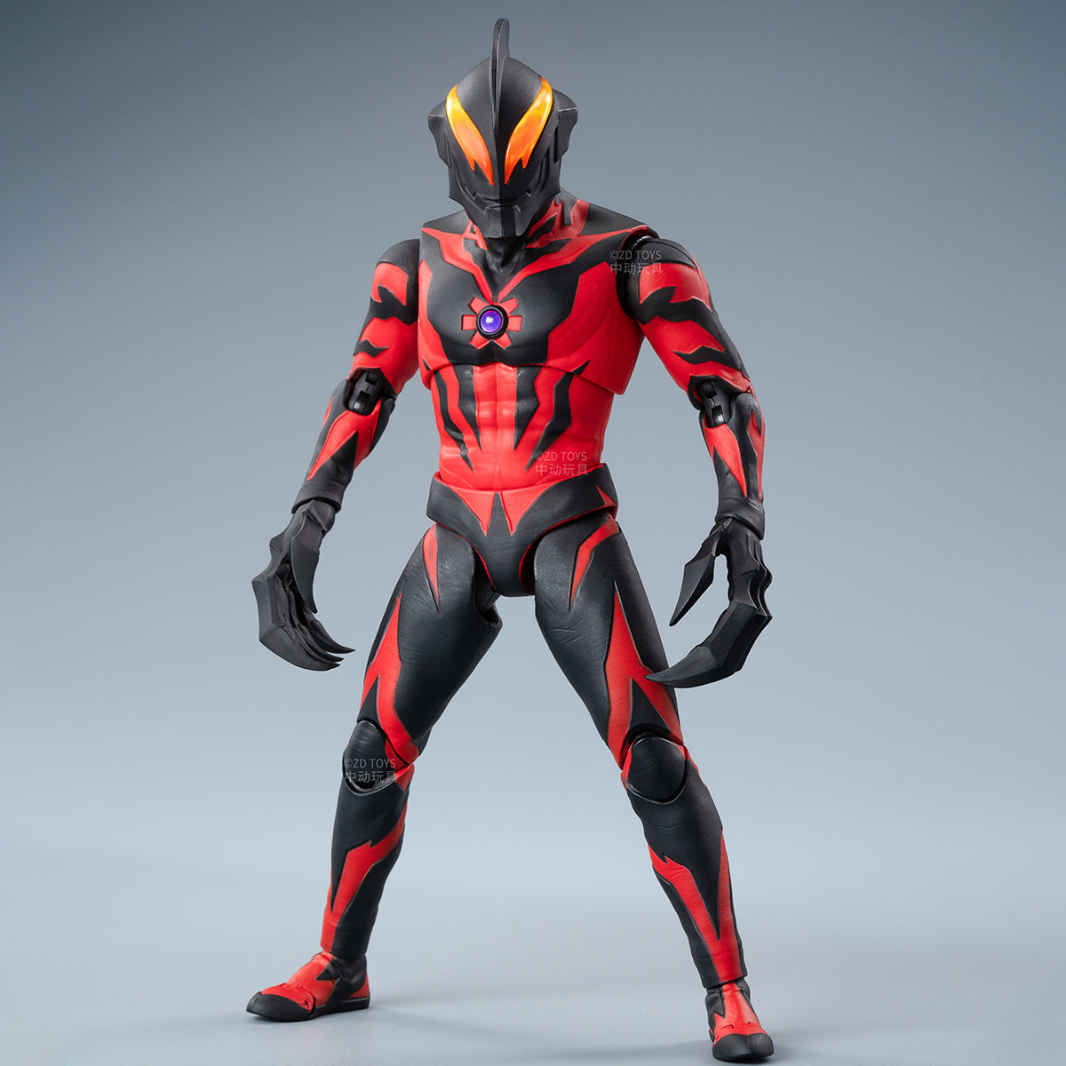 ZD Toys 1/10 Belial Atrocious & Ultraman Cosmos Luna Mode & Ultraman Belial & Ultraman Dyna, All Luminous Version Action Figures