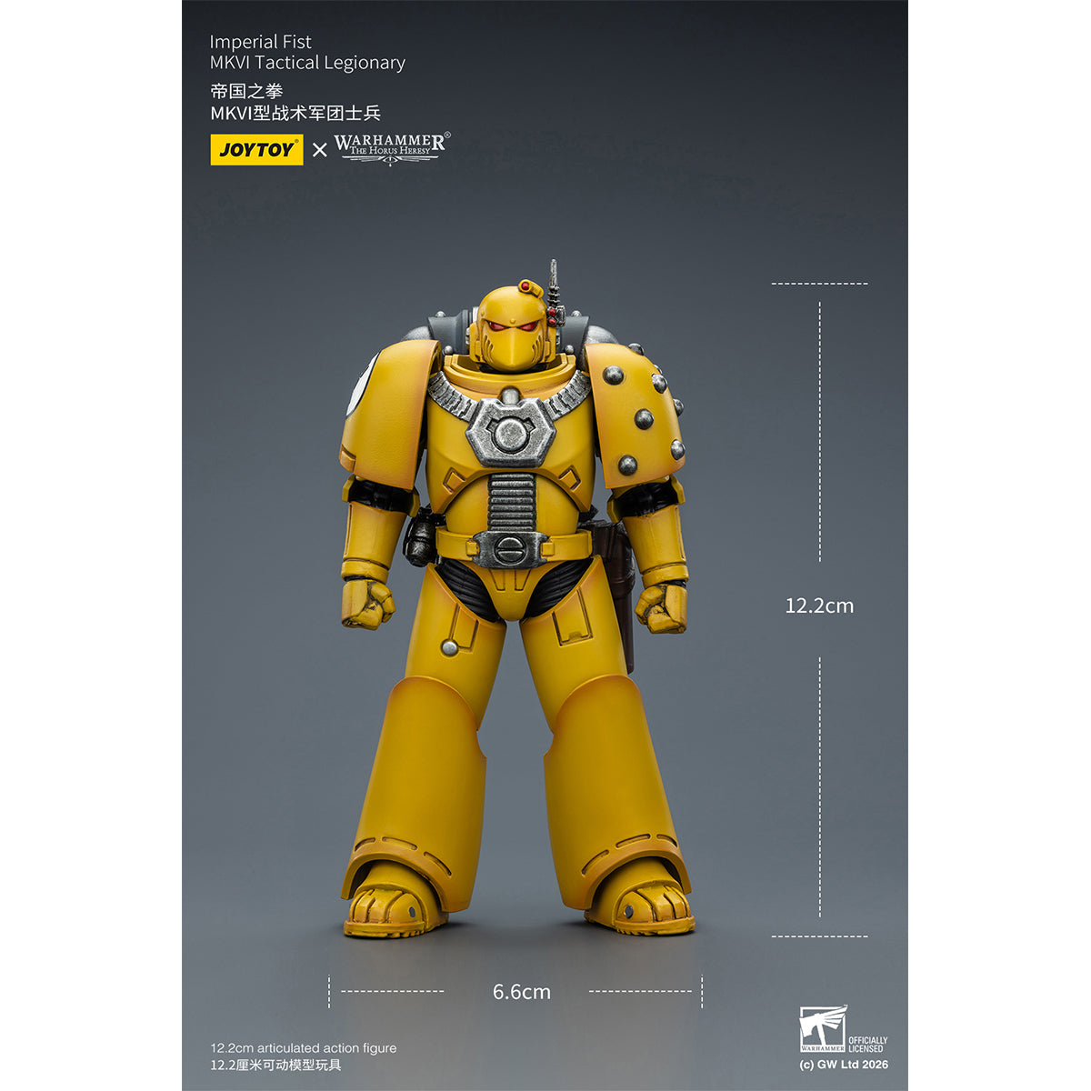 JOYTOY Warhammer 40,000 Thousand Sons & Space Wolves & Sons of Horus & Alpha Legion & Blood Angels & Imperial Fist & Ultramarines MKVI Tactical Legionary 1/18 Scale Action Figure