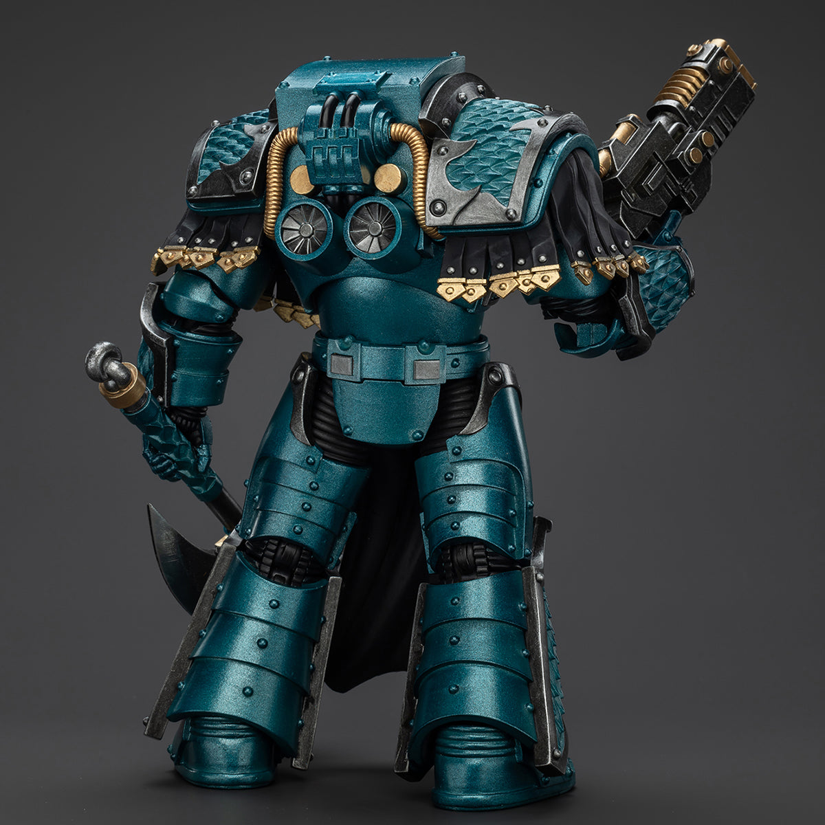 (Only Shipped to the US) JOYTOY Alpha Legion Lernaean Terminator with Volkite Charger 1/18 Warhammer The Horus Heresy Action Figures