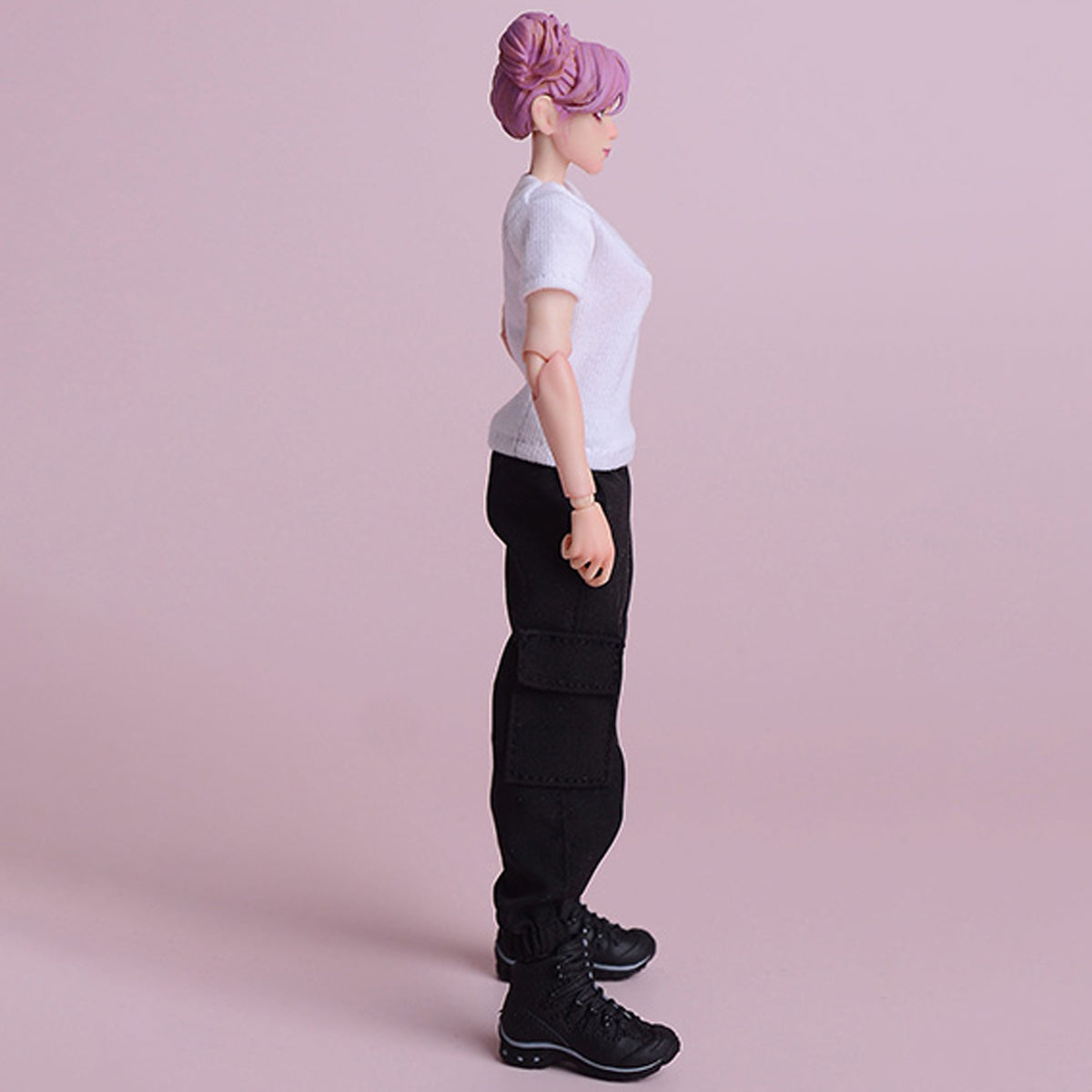 Vêtements de poupée ATStory : T-shirt blanc à manches longues et courtes pour figurine de collection de 15 cm