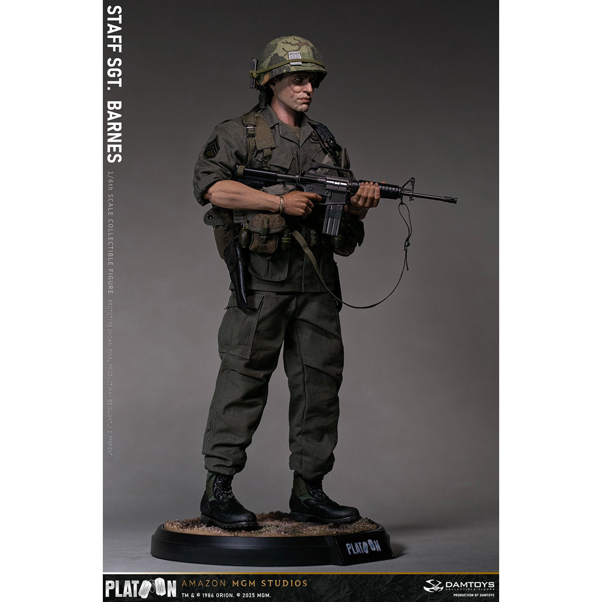 DAMTOYS NO.DMS045 Field Platoon U.S. Army Sergeant Barnes (Vietnam) 1/