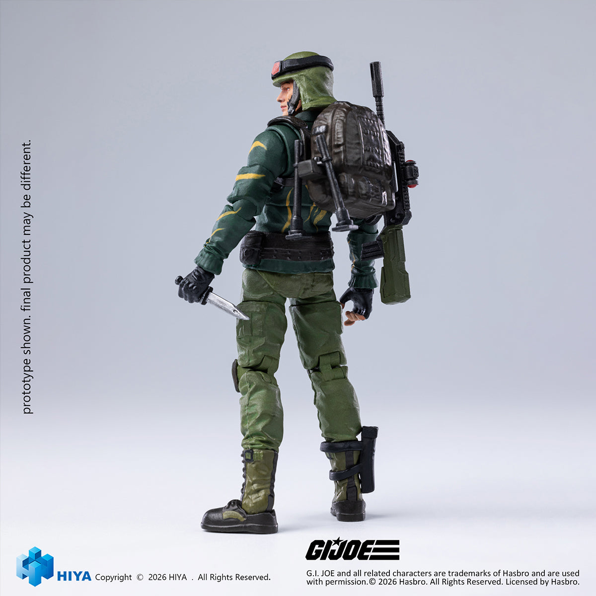 HIYA EXQUISITE MINI Series G.I. Joe Dusty (EMG0465 Tiger Force Version) 1/18 Scale Action Figure Set