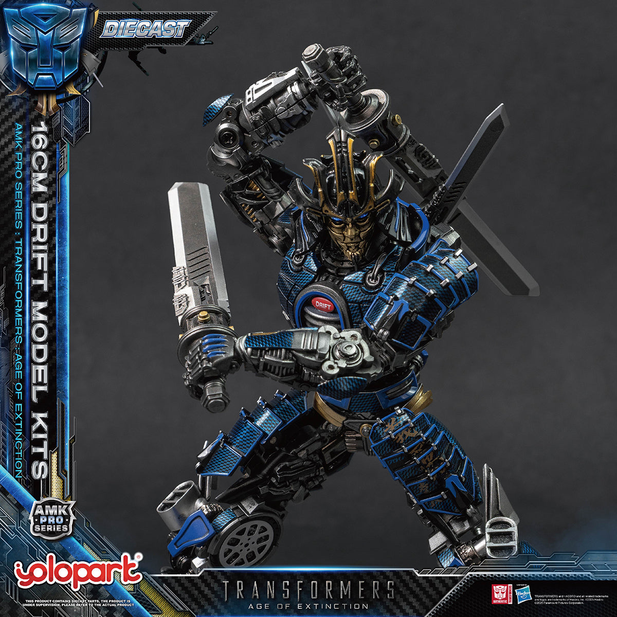 YOLOPARK AMK PRO Series Transformers Drift Die-Cast Assembly Model Kits