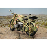 DID WWII German Zundapp KS750 Motorcycle with Sidecar Camouflage for Action Figures