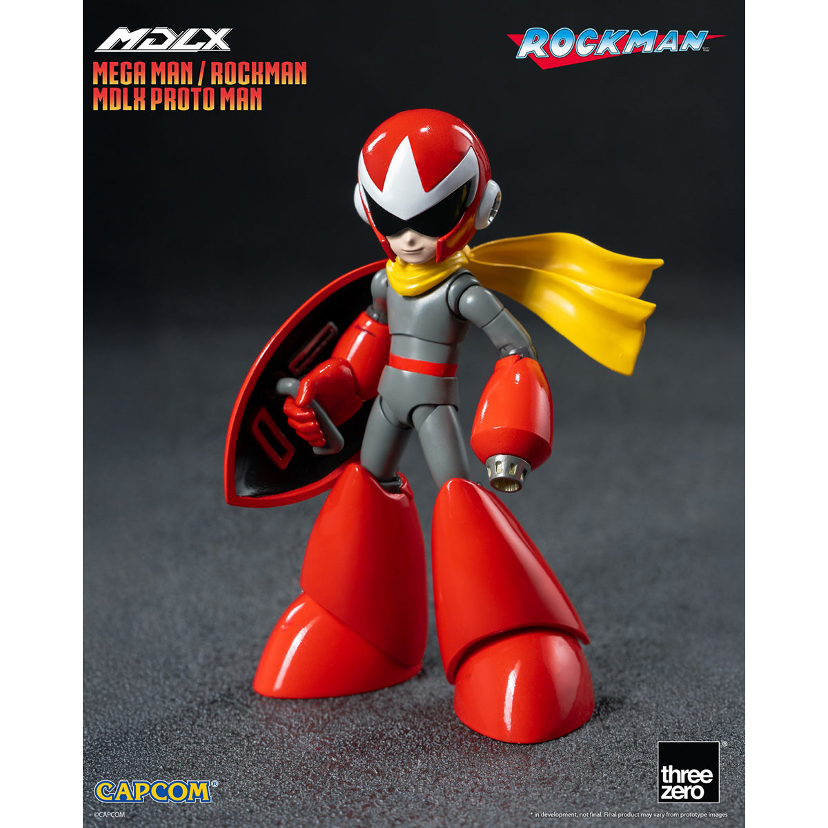 Threezero Rockman / Mega Man MDLX Proto Man 3Z09890A0 Action Figure