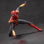 Figura de acción coleccionable de ZD Toys: Serie Aniversario: Spider-Man Rojo y Dorado (1913-1902), estilo película, miniatura a escala 1:10